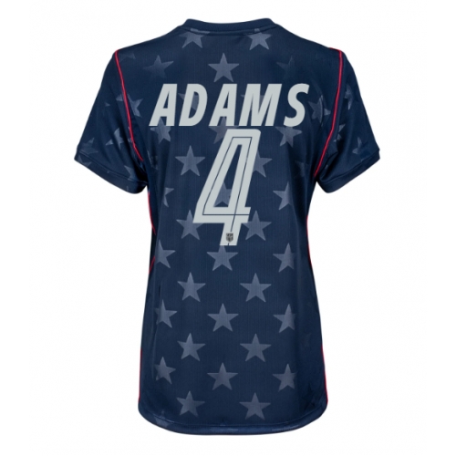 Billige Fotballdrakt Forente stater Tyler Adams #4 Replika Bortedrakt Dame VM 2026 Kortermet Billige Fotballdrakt Forente stater Tyler Adams #4 Replika Bortedrakt Dame VM 2026 Kortermet